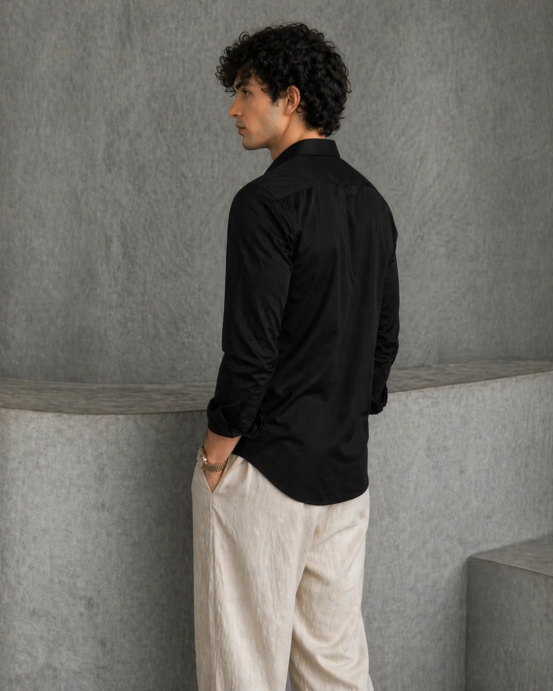 After Hours Satin Shirt - Image 11