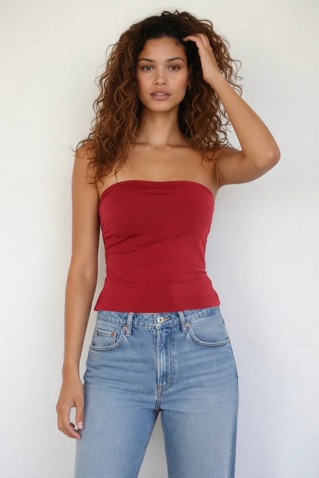 Basic Strapless Tube Top - Image 6