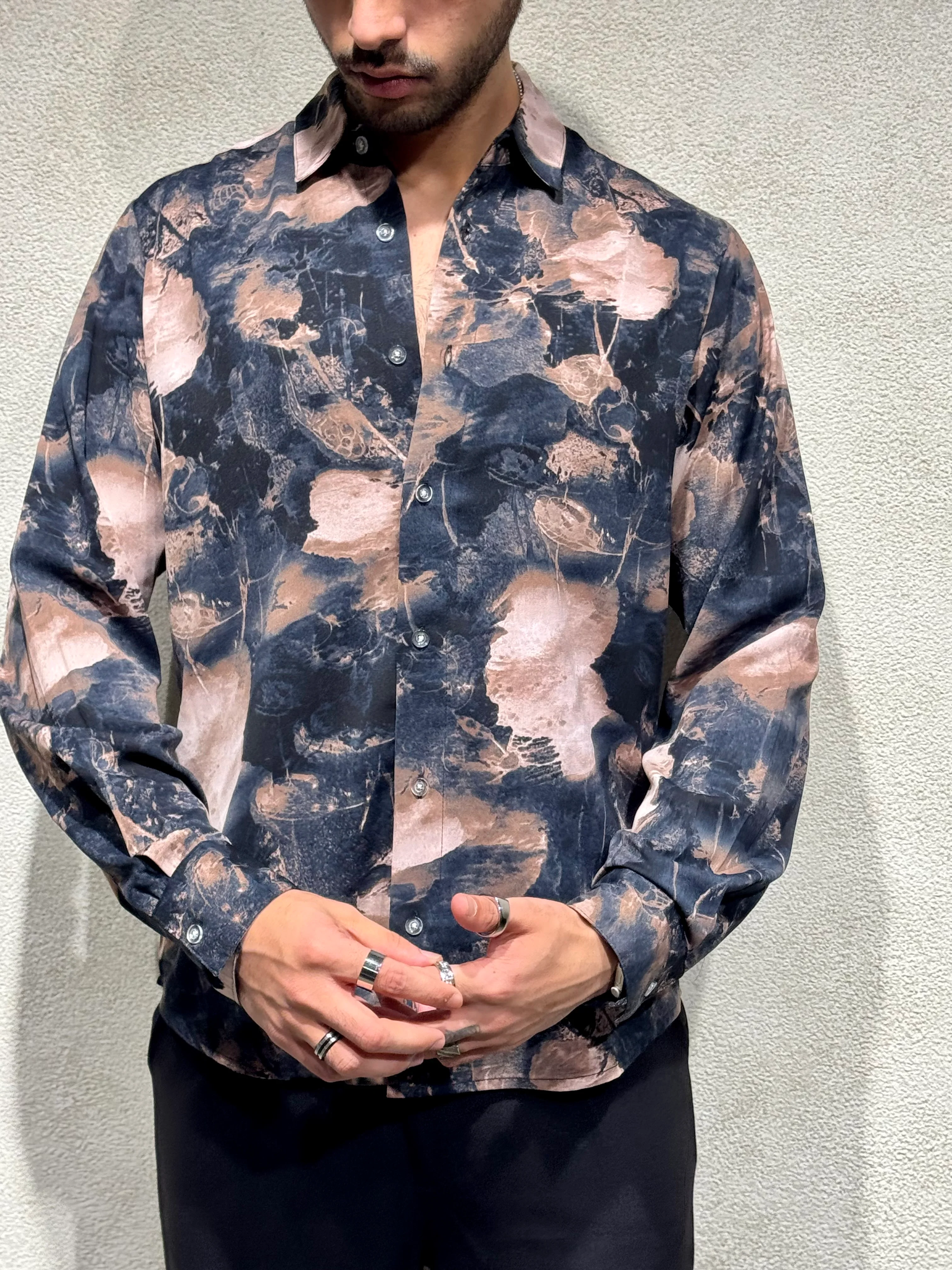 Earthbound Abstract Print Full Sleeves Shirt - Image 5