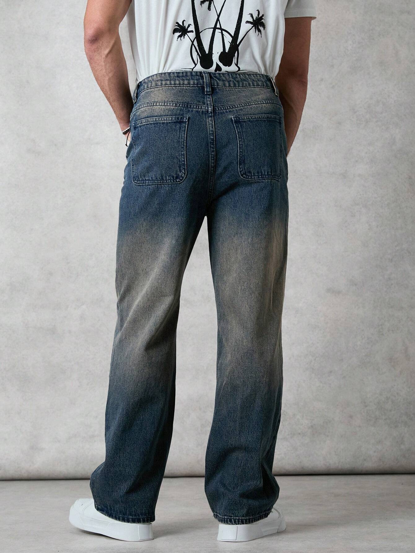 Fade To Blue Straight Fit Jeans - Image 6