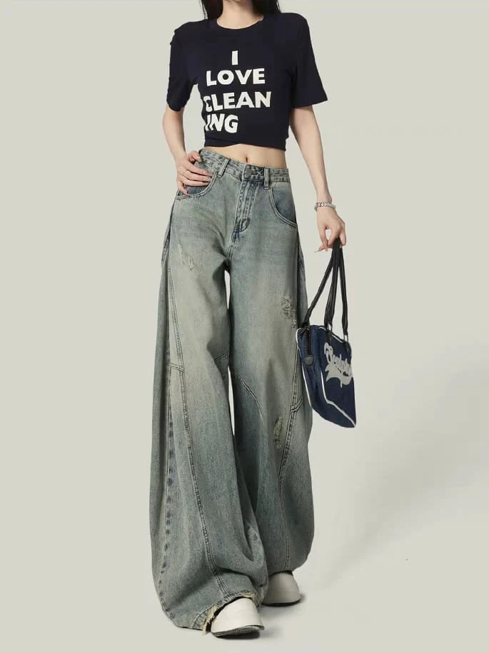 Scar Blue Extra Baggy Jeans - Image 4
