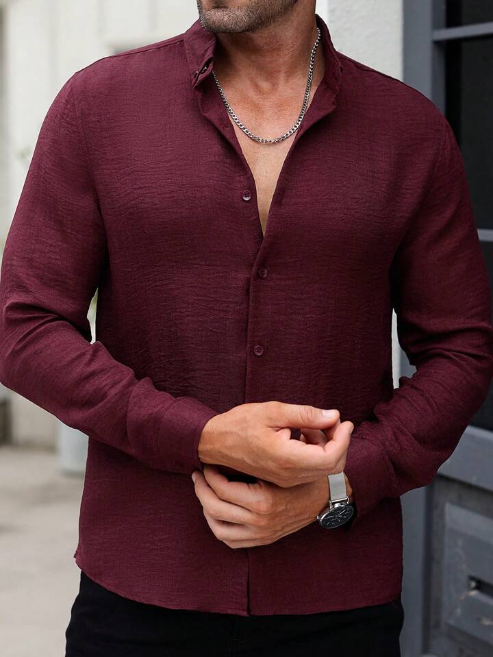 Super Soft Linen Long Sleeve Shirt - Image 35