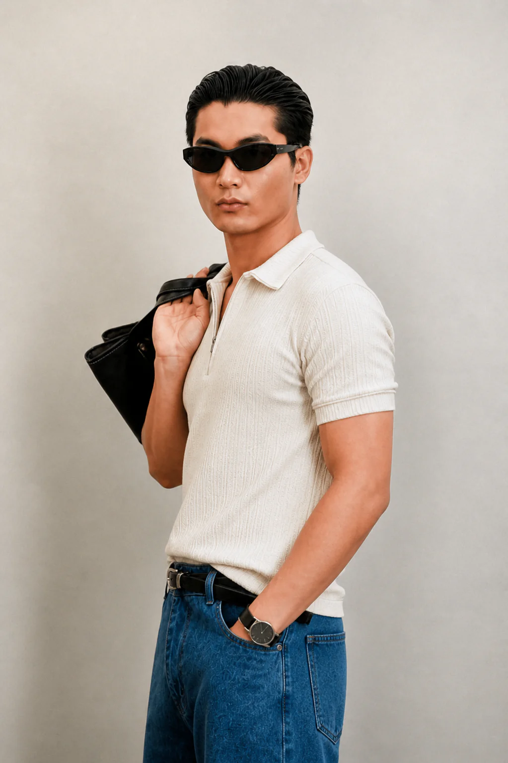 Urban Tribe Knit Polo - Image 3