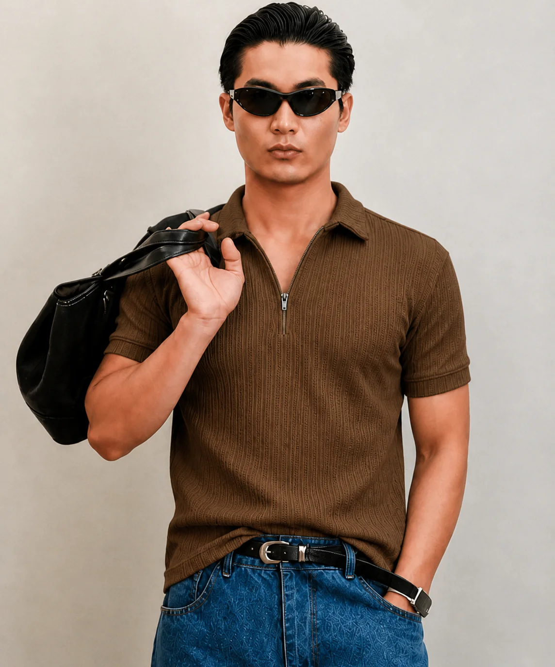 Urban Tribe Knit Polo - Image 6