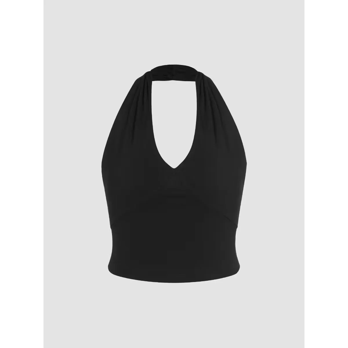 V-Neck Halter Open Back Tank Top - Image 7